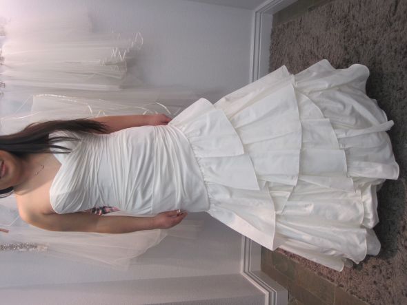Any petite (short) and full figured brides out there... :  wedding attire designers wedding dress wedding gown short petite full figured 1 plus sized 1 Watters Sorella