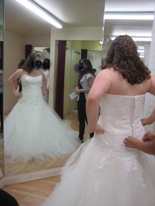 First Fitting Didnt Go As Planned . . . : wedding dress first fitting fat plus size 1 IMG 4062