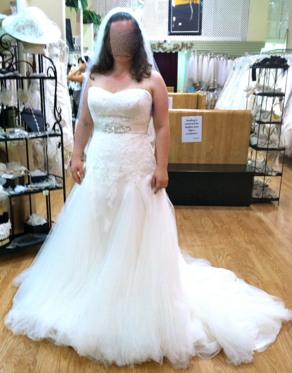 First Fitting Didnt Go As Planned . . . : wedding dress first fitting fat plus size 1 Photo1