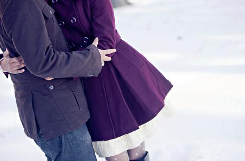 Winter Engagment Photos:What should he wear? :  wedding engagement photos mens apparel winter Engagement11