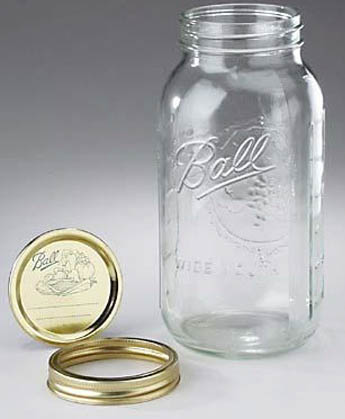 Vintage Mason Jars :  wedding vintage jars centerpieces table decoration ball jars canning jars jars Ball 68100 Half Gallon 6 Count Wide Mouth Canning Jars