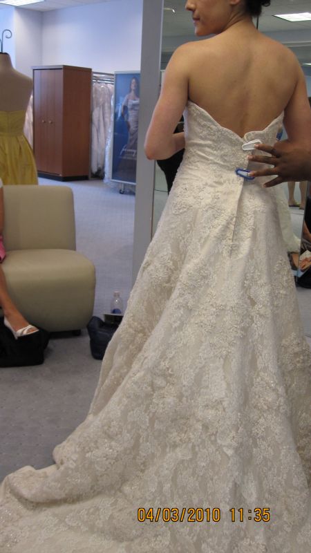 Can I see you in your dress? :  wedding dress 89AA
