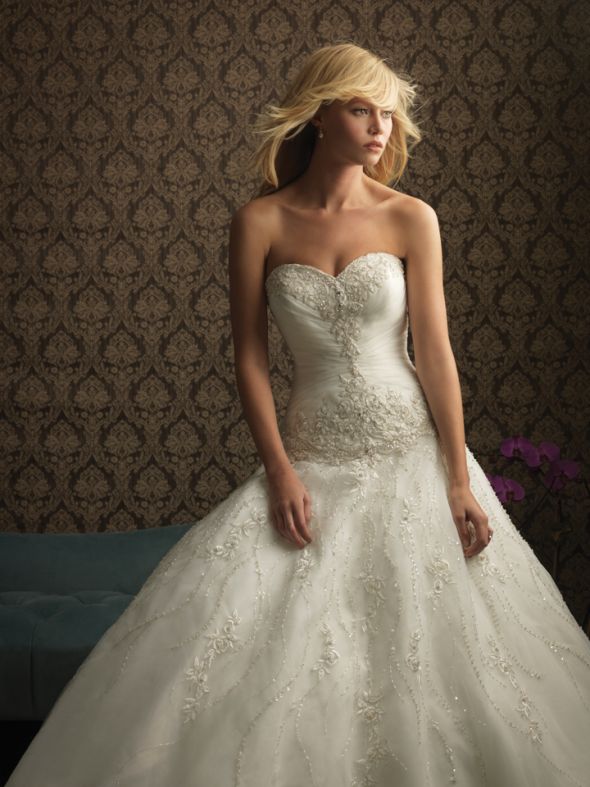 40+ Wedding Dress :  wedding 40 2 dress appropriate 8769F wedding allure 8769 8769F 