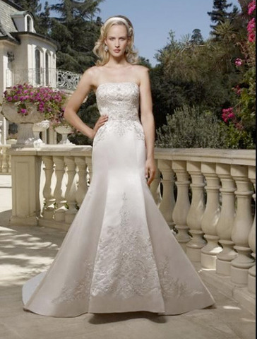 What colors would go with a Champagne Silver are Gold Silver wedding dress 