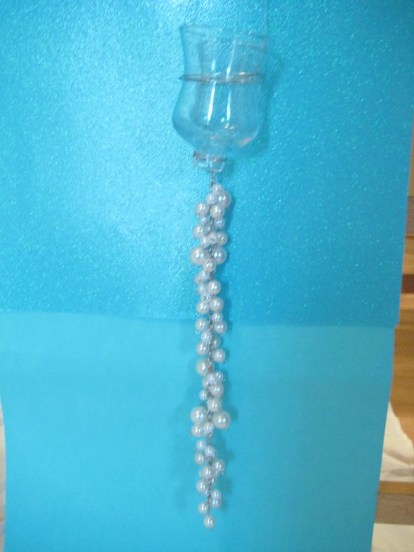 Tree Centerpieces!! :  wedding centerpieces votive hanging tealight crystal tree IMG 0335