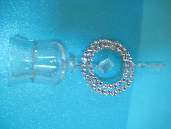 Tree Centerpieces!! :  wedding centerpieces votive hanging tealight crystal tree IMG 0339