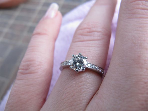 Hello ladies with 1/2 carat rings!!!! :  wedding engagement ring 50 carat ring rings  My Ring