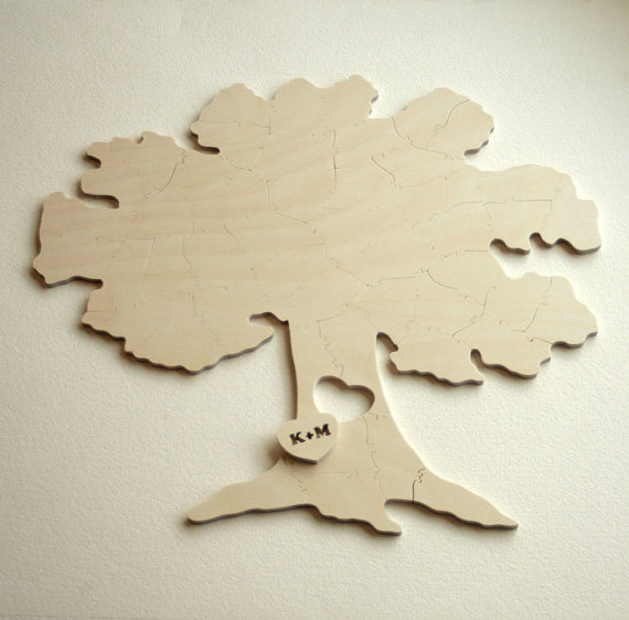 Wishing tree alternative for Guestbook! :  wedding wishing tree guestbook Guesbookpuzzle1