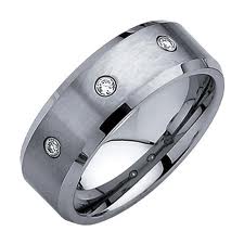 Who's man has a tungsten ring?? : wedding bands mens rings tungsten carbide rings Chris Wedding Band