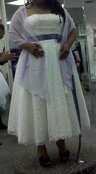 AA  Brides lets see your wedding dress married or not :  wedding aa brides show your wedding dress Dress Three 2