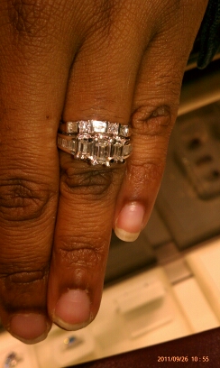 Multi-stone rings...pics please! :  wedding One Band