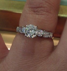 size 9 finger, 1.5 round solitaire??? :  wedding ring post ering porn 9 1 size full figured 1 round stone solitaire Ring