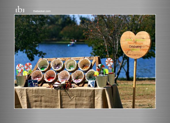 I love love love the cookie bar idea Since my wedding is outside all my
