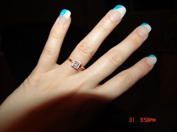 How does your ring compare to your mother's? :  wedding family ring engagement wedding band mom DSC01437