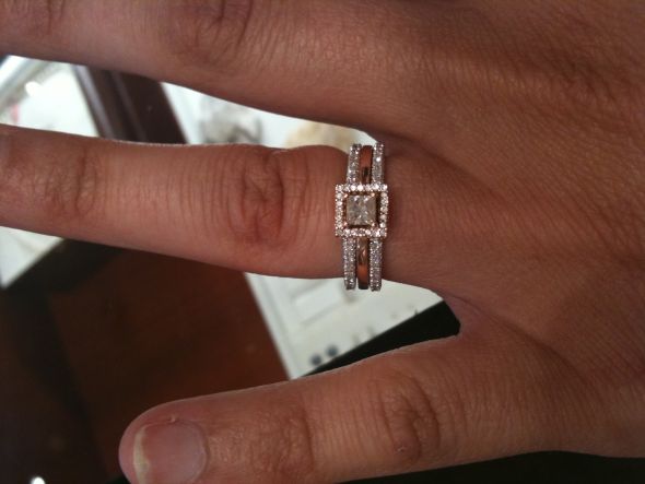 For those who don't have a Set Ering with band :  wedding RING