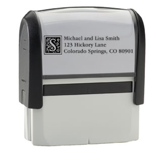 Return Address Stamps : wedding invitation accessory ceremony Stamp 1