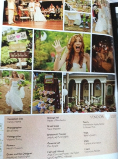 We are in a magazine!!! :  wedding 1