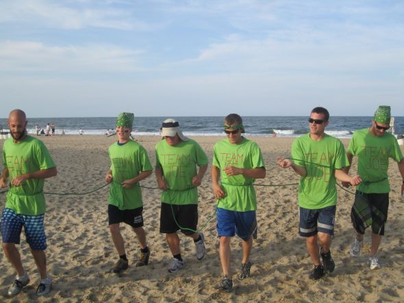 Help! Ideas for group activities on the beach? :  wedding beach party after party destination wedding Bridal Bootcamp