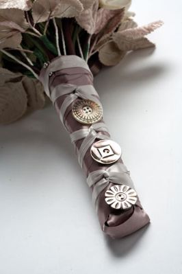 Formal DIY :  wedding formal diy black tie masquerade Button Wrapped