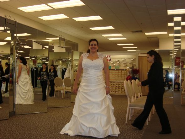 Non strapless dresses! show me pictures of yours! :  wedding non strapless short pictures Photo