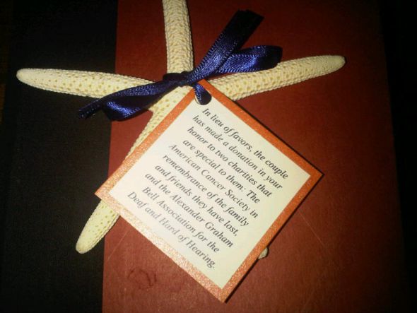 DIY Charity Favor Tags