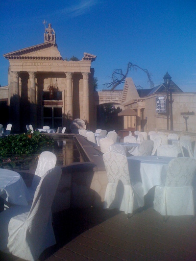 Lets see everyones venue :  wedding venue reception decor Atlantis Wedding 3