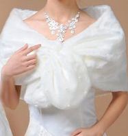 Dress and accessories (Winter/Spring Fever!) :  wedding faux fur 1 stole wrap strapless winter spring march full figured 1 plus accessories Faux Fur Bridal Shawl