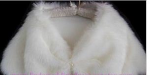 Dress and accessories (Winter/Spring Fever!) :  wedding faux fur 1 stole wrap strapless winter spring march full figured 1 plus accessories Faux Fur Wrap