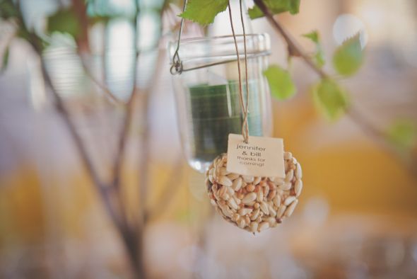 Heart Shaped Bird Seed Favors :  wedding favor favors bird birds bird seed bird seed favors gifts ceremony reception ivory JB Wedding WEB 406