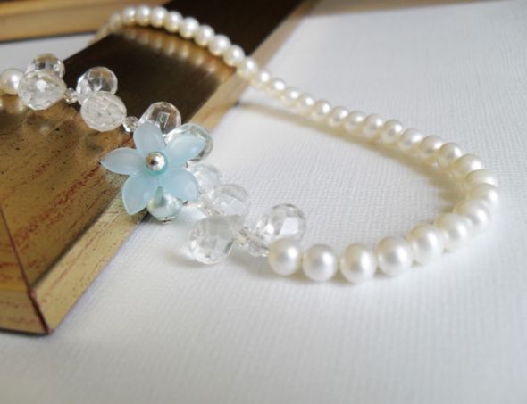 Affordable Bridal jewelry with a glamorous touch. Necklaces, earrings, bracelets : wedding bridal jewelry pearl necklace bridesmaids gifts jewelry sets necklaces earrings crystals white silver bridesmaids jewelry pearl stud earrings bridesmaid necklace pearl jewelry wedding jewelry rhinestones bracelet NECKLACE BRIDAL FLOWER 15