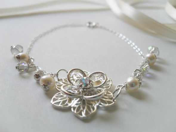 Affordable Bridal jewelry with a glamorous touch. Necklaces, earrings, bracelets : wedding bridal jewelry pearl necklace bridesmaids gifts jewelry sets necklaces earrings crystals white silver bridesmaids jewelry pearl stud earrings bridesmaid necklace pearl jewelry wedding jewelry rhinestones bracelet Pearl Crystals Rhinestones Silver Tania 2