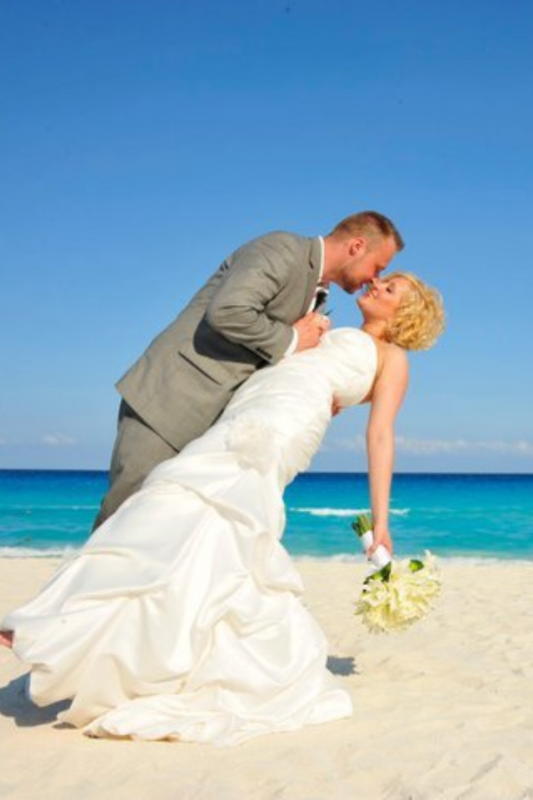 Did you hang a large wedding picture in your home? :  wedding Happy Couple