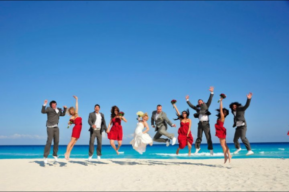 Did you hang a large wedding picture in your home? :  wedding Group