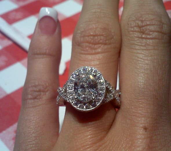 Post your oval diamond rings :  wedding rings oval diamond engagement Bucca