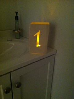 My DIY Table Numbers