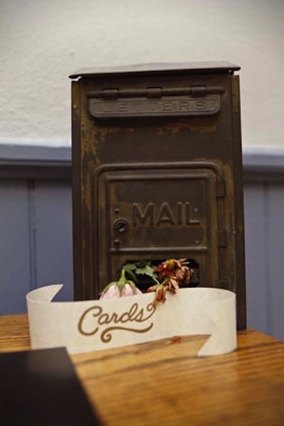 creative card box ideas.. other than a suitcase??? :  wedding cardbox Mail Card Box
