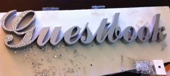 BLING Guestbook Sign