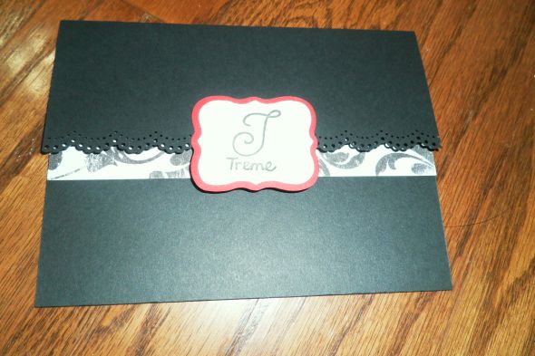 Black, White, and Red semi DIY STDs