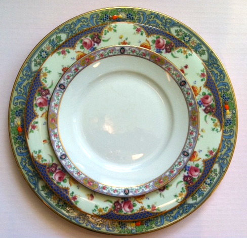 Has anyone used mismatched china at their wedding? :  wedding china mismatched romantic Set3