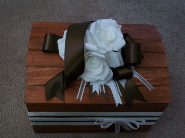 DIY Cardbox wedding cardbox diy brown ivory Card Box 2