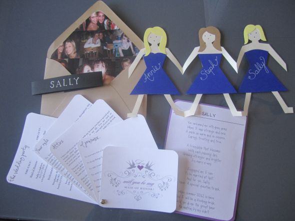 Will you be my maid of honor? :  wedding bridesmaids diy IMG 2166