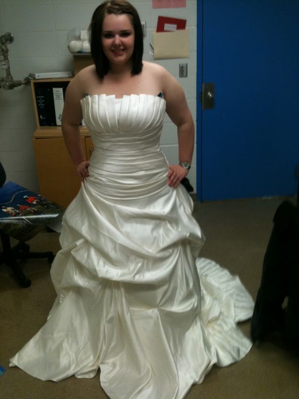 White VS Ivory dress :  wedding wedding dress skin tones white ivory IMG 0710
