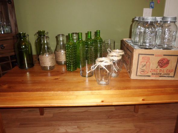 Vintage, Bluegrass, Barn Wedding Decor :  wedding vintage barn country bluegrass green white brown brown green white ivory engagement inspiration ceremony diy reception 023