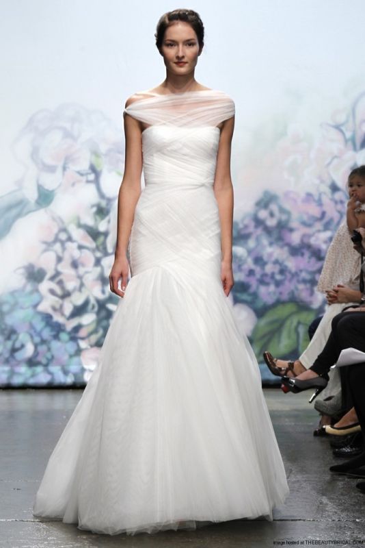 MONIQUE LHUILLIER Fall 2012-  EMOTION  for sale! :  wedding white dress monique monique lhuillier lhuilllier emotion addie Monique Lhuillier Fall 2012 Bridal Dress Style Emotion