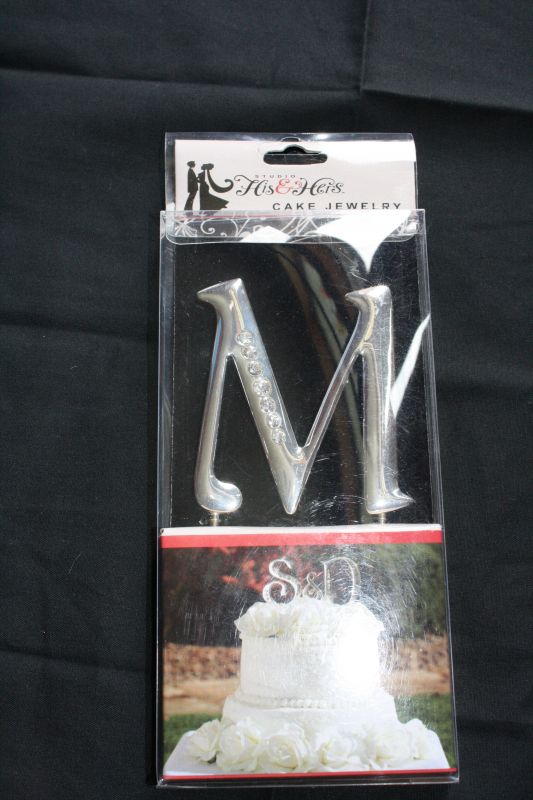 cake toppers letters. Cake Topper Letter M $8