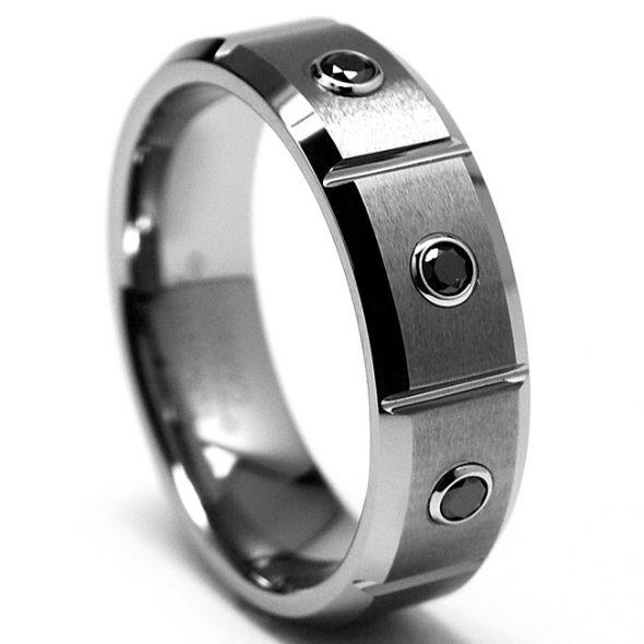 Post your man's wedding band :  wedding mens wedding band wedding band band white gold platinum tungsten carbide yellow gold 1 L13723611