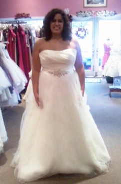 A Beautiful Plus Sized Bride :  wedding plus size 1 maggie sottero real woman 56276b63d8c8  1296684606000