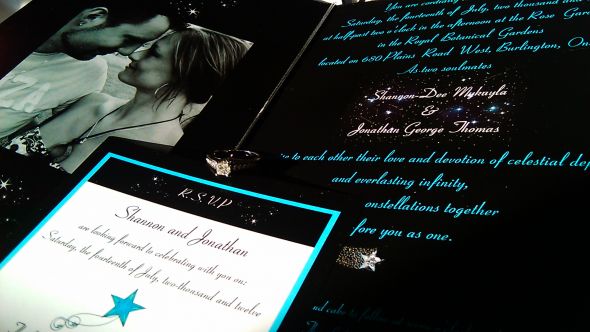 Pics of  DIY Invitations I created, 