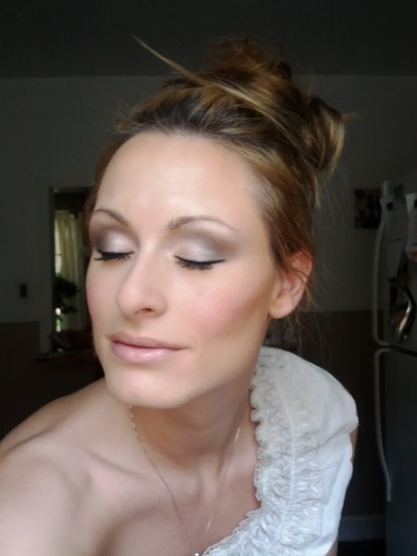 My wedding day makeup done by me :)