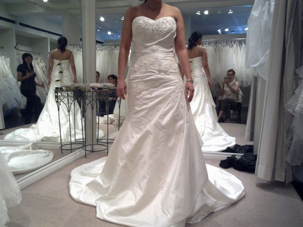 Any Anjolique Brides? :  wedding dress anjolique anjolique 1010 1014 Front View